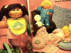 7858 CPK CABBAGE PATCH DOLL CROCHET FUNWEAR COWPOKES, BLANKETS, HATS BOOKLET
